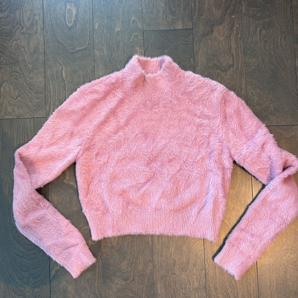 Sunday Best Blush Fuzzy Sweater
